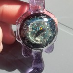 Spacestorm Pendant with Opal