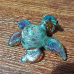 Marbled Turtle Pendant